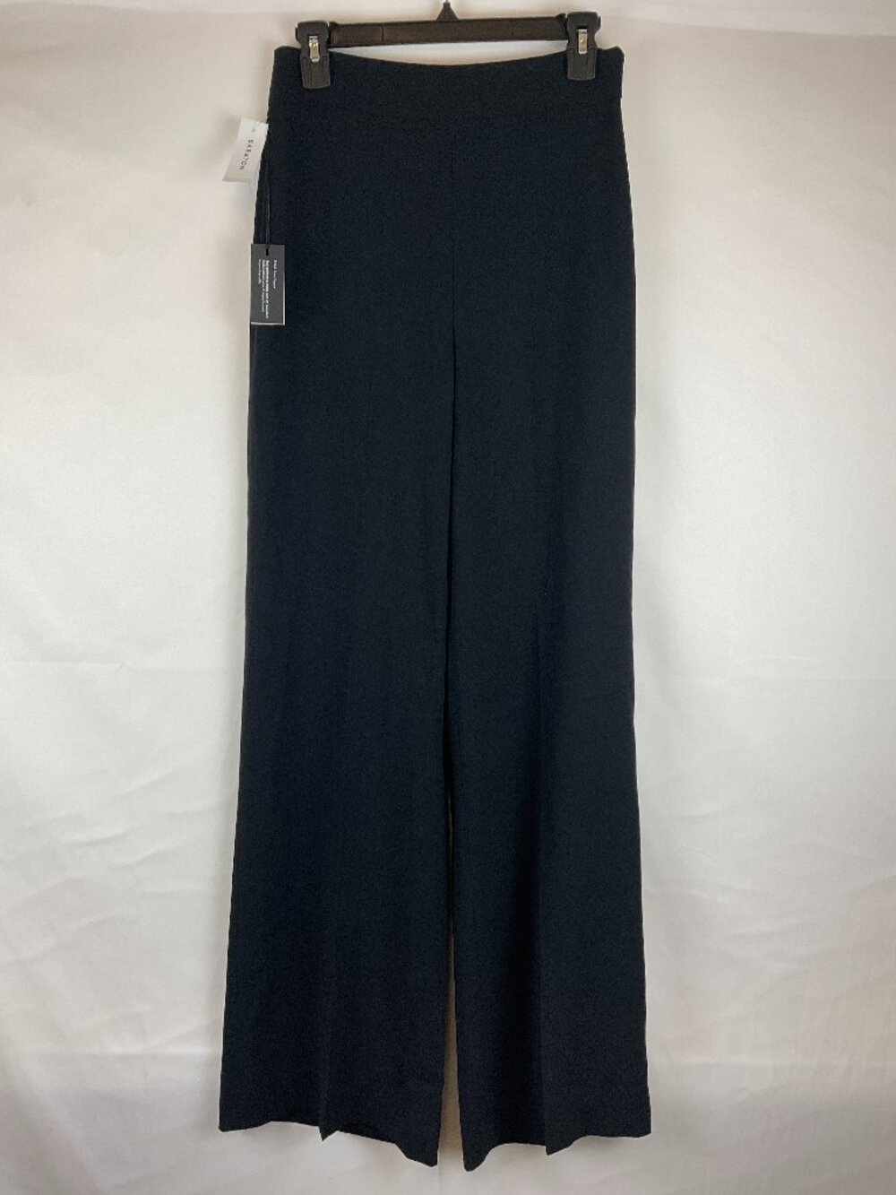 Babaton Lincoln Pants 6 Black  Wide Leg Side Zipper New NWT